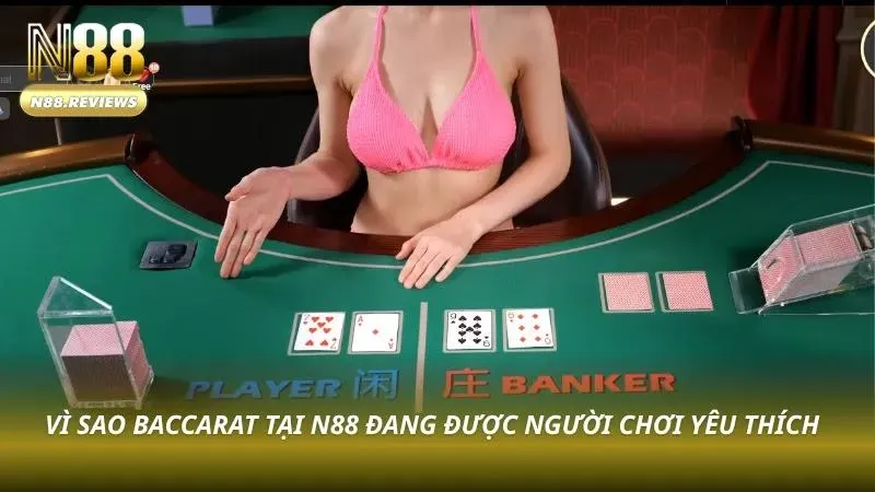 Màn hình giao diện sảnh game baccarat