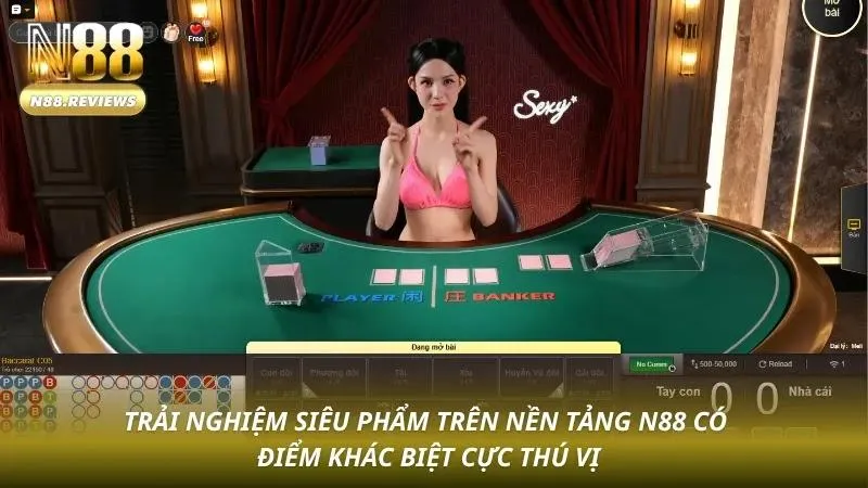 Trò chơi baccarat truyền thống tại casino