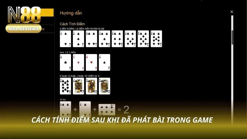 Màn hình ván bài giành chiến thắng