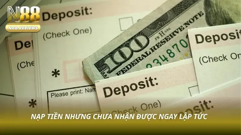 Thông báo nhận tiền đã nạp vào tài khoản