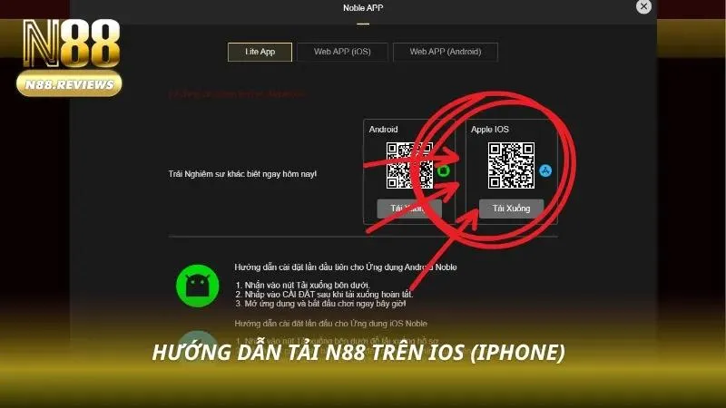 Hướng dẫn tải nhà cái trên điều hành iOS